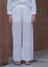 NOAH ENGLISH EMBROIDERED TROUSERS