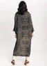 Kimono long imprimé marron | Vêtements Femme Lauren Vidal 2