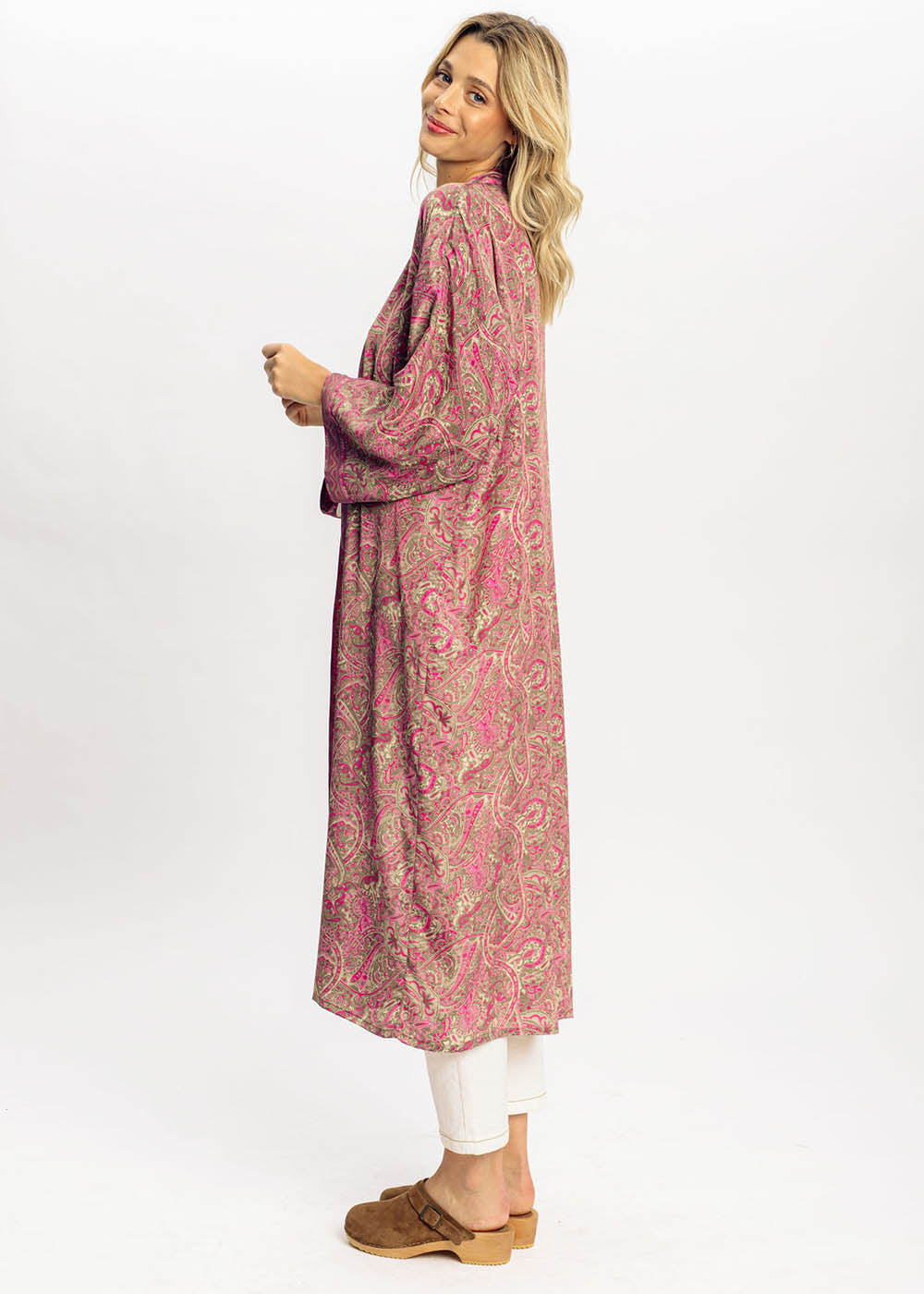 Kimono long rose | Vêtements Femme Lauren Vidal 3