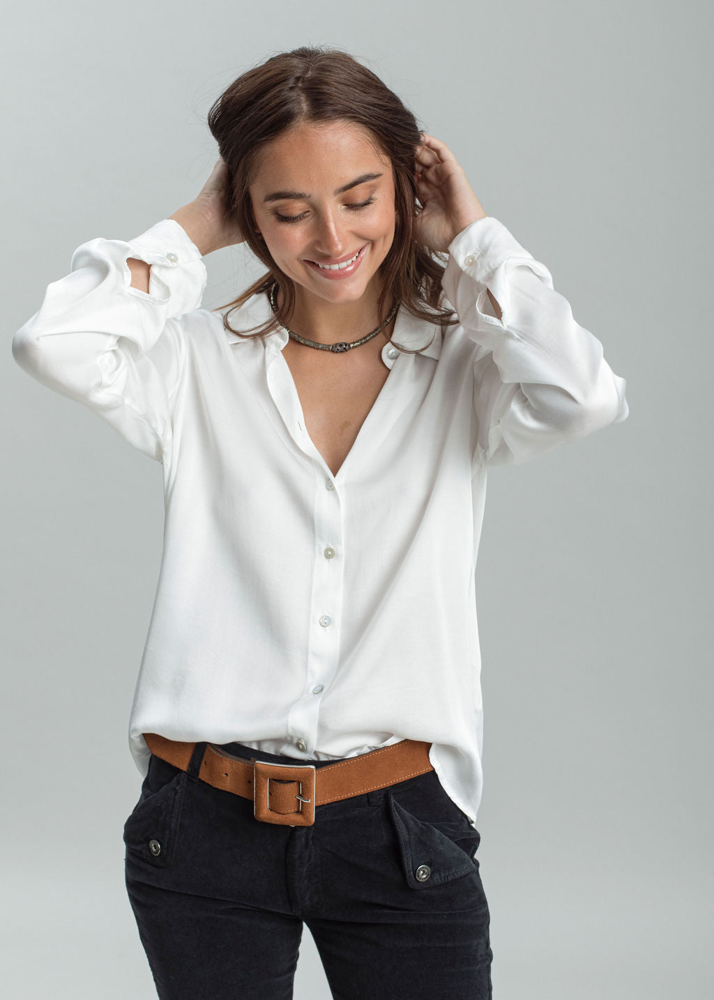 La chemise ! Ecru | Vêtements Femme Lauren Vidal