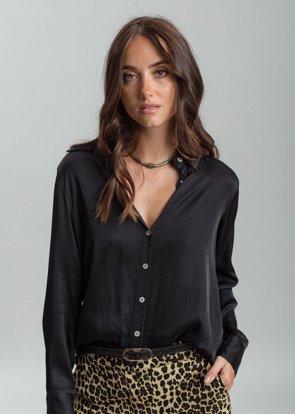 La chemise ! Noir | Vêtements Femme Lauren Vidal
