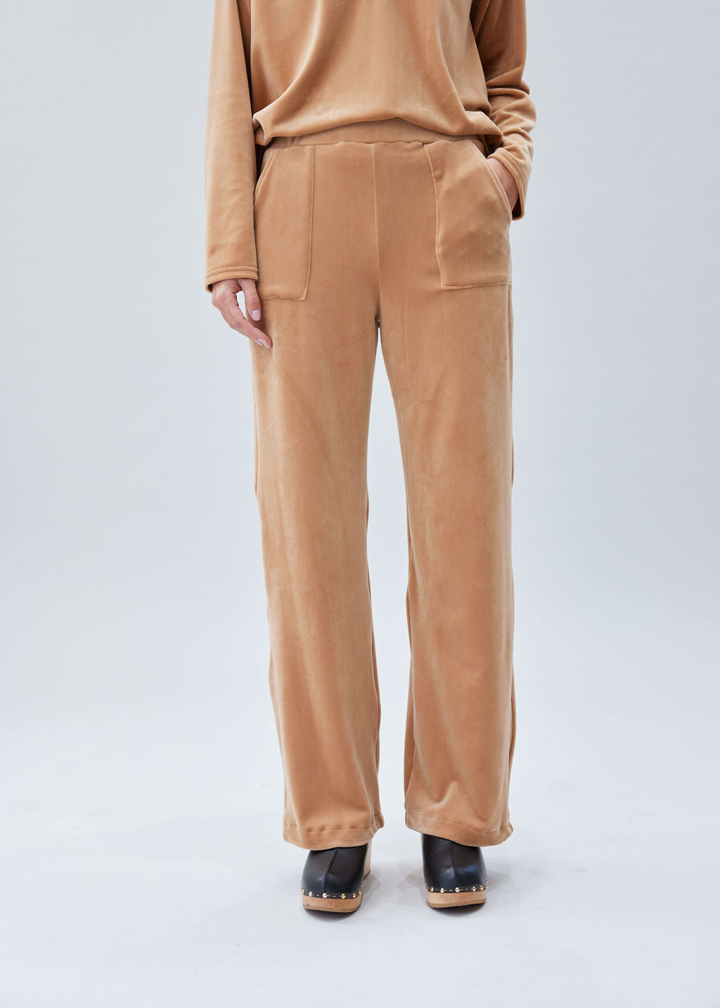 Pantalon velours éponge Beige 1 | Vêtements Femme Lauren Vidal