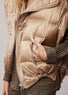 Gilet sans manches matelassé Camel 2 | Vêtements Femme Lauren Vidal