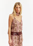 Ceinture lien en cuir rose | Vêtements Femme Lauren Vidal 1