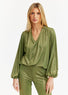 Tunique en jersey lamé Vert | Vêtements Femme Lauren Vidal 1