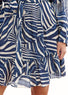 Robe courte imprimée bleu | Vêtements Femme Lauren Vidal 5