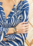 Robe longue imprimée bleu | Vêtements Femme Lauren Vidal 5