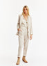 Veste en lin rayé blanc | Vêtements Femme Lauren Vidal 4