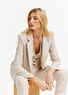 Veste en lin rayé blanc | Vêtements Femme Lauren Vidal 8