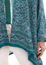 Kimono court imprimé bleu | Vêtements Femme Lauren Vidal 2