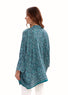 Kimono court imprimé bleu | Vêtements Femme Lauren Vidal 3