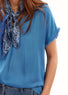 Top frangé bleu | Vêtements Femme Lauren Vidal 2