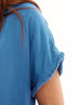 Top frangé bleu | Vêtements Femme Lauren Vidal 5