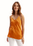 Top basic orange | Vêtements Femme Lauren Vidal 3