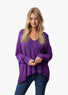 Pull oversize col V violet | Vêtements Femme Lauren Vidal 3