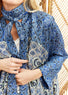 Kimono court mix and match Bleu | Vêtements Femme Lauren Vidal 2