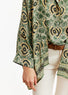 Kimono court imprimé Vert | Vêtements Femme Lauren Vidal 4