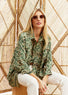 Kimono court imprimé Vert | Vêtements Femme Lauren Vidal 9