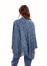 Kimono court imprimé bleu | Vêtements Femme Lauren Vidal 3