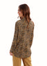 Chemise imprimée marron | Vêtements Femme Lauren Vidal 3