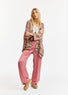 Kimono court imprimé rose | Vêtements Femme Lauren Vidal 7