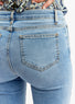 Pantalon bootcut en denim Bleu | Vêtements Femme Lauren Vidal 2